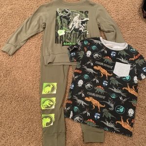 Jurassic world boys matching set outfit